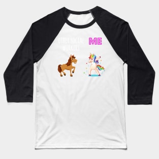 unicorn social worker, Funny Social Worker Gift Baseball T-Shirt
